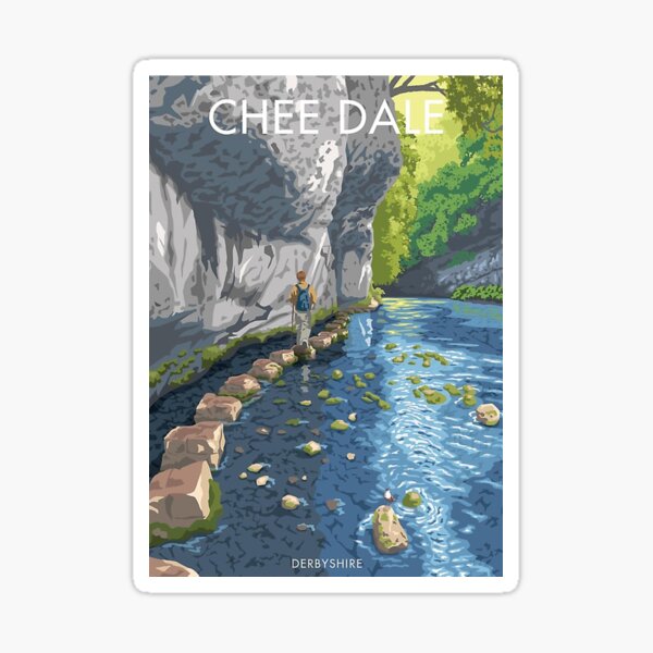 Chee Dale Derbyshire Sticker