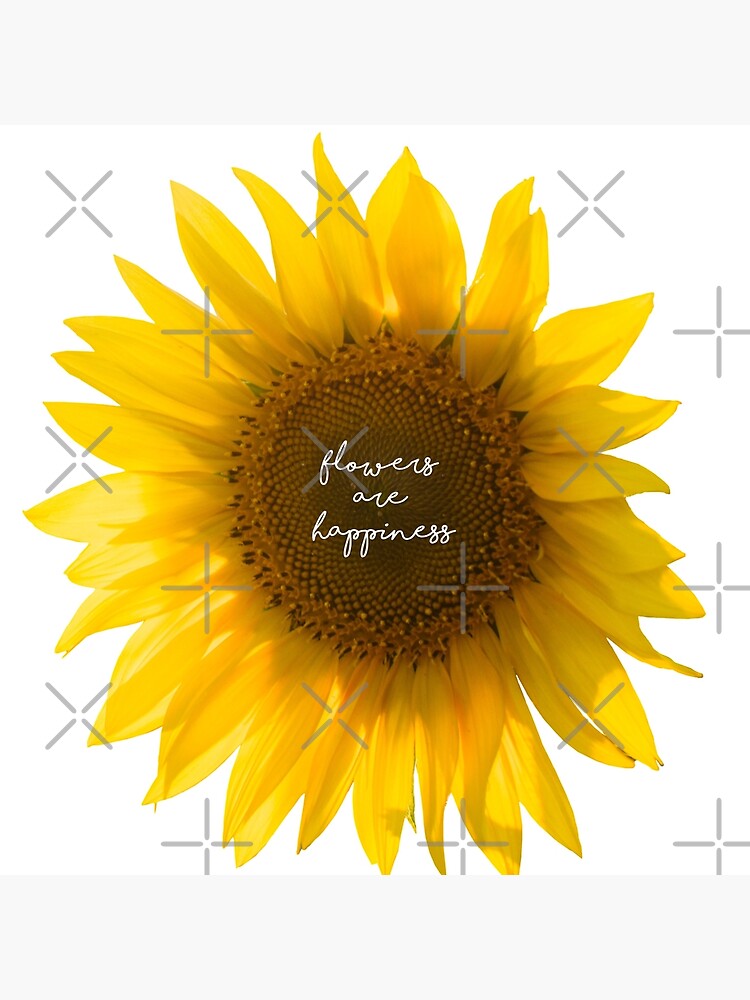 Tote Bag Citation Les Fleurs Jaunes De Tournesol Sont Le Bonheur Citation De Motivation Hd Par Iresist Redbubble