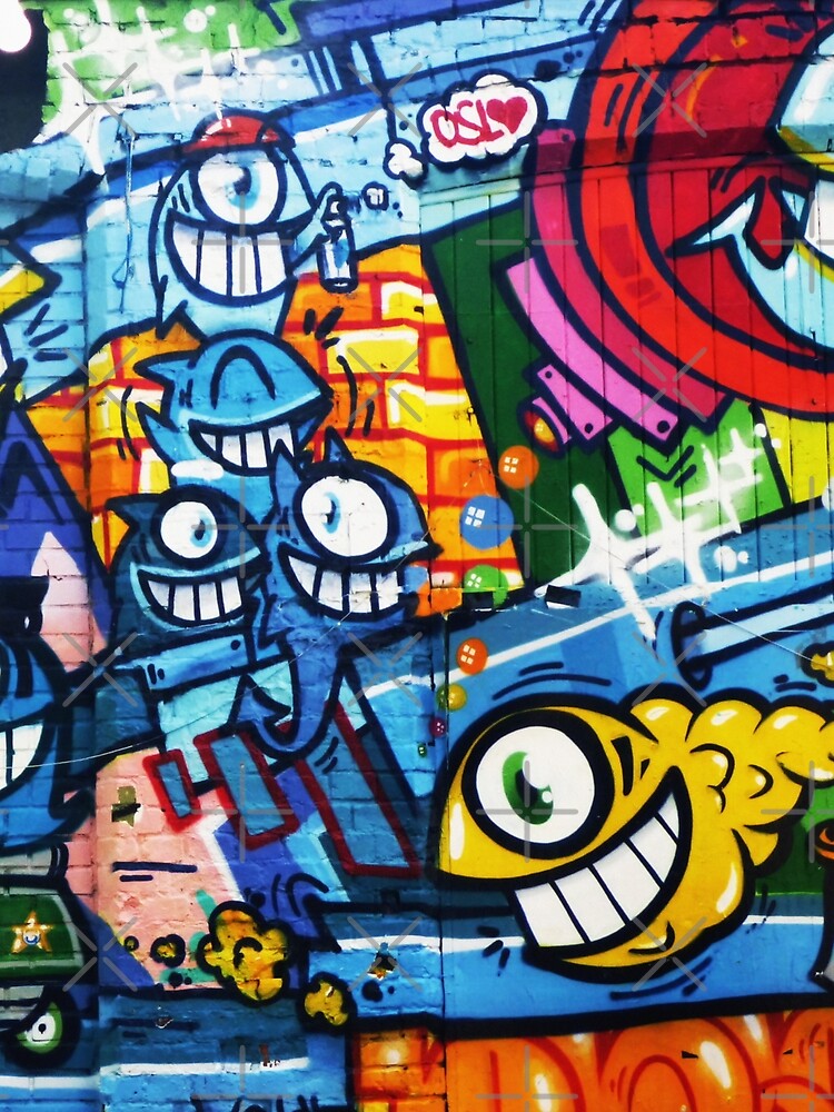 Hip hop art photo backgrounds polyester Comic graffiti art