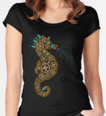 Steampunk Seahorse Women's Fitted Scoop T-Shirt