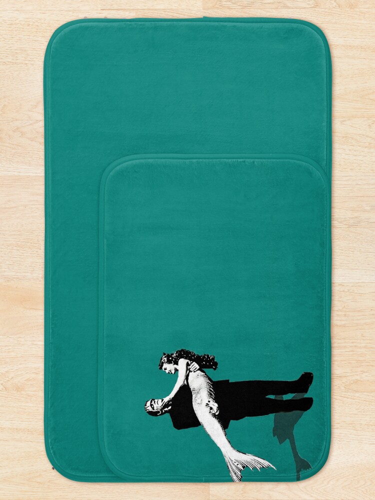 Alternate view of Frankenstein Mermaid Bath Mat