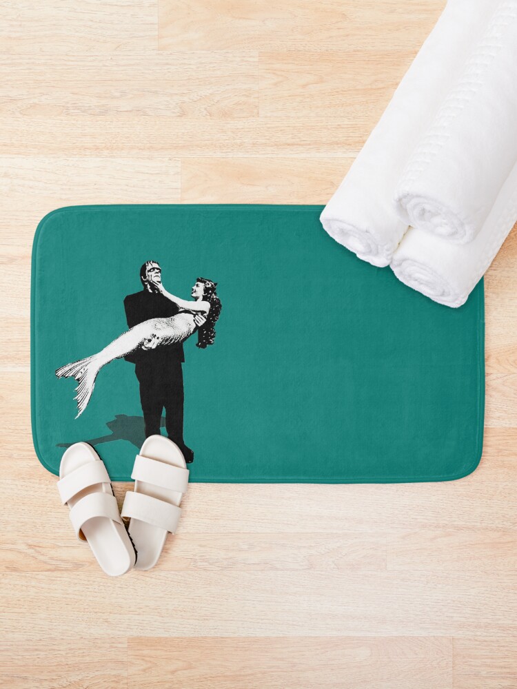 Alternate view of Frankenstein Mermaid Bath Mat