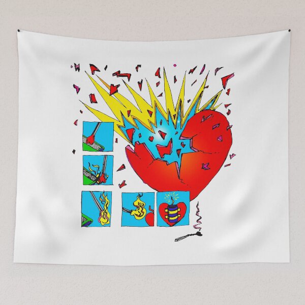 Item preview, Valentine Kaboom: Heart Shards of a Mismatched Love designed and sold by JamesKentRidley.