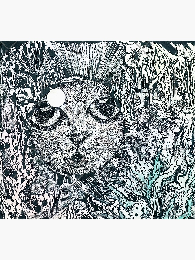 Cat in a Fishbowl, Mixed Media by djsmith70