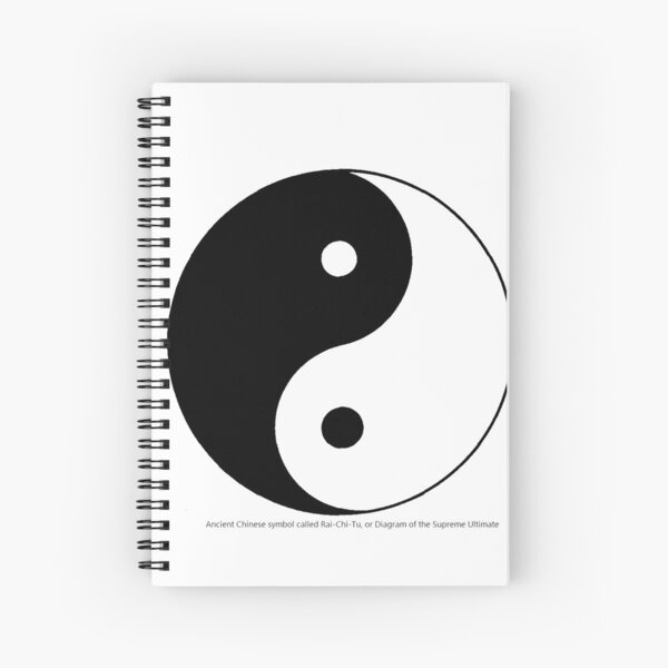 #Ancient #Chinese #Symbol Called Rai-Chi-Tu, or Diagram of the Supreme #Ultimate Spiral Notebook