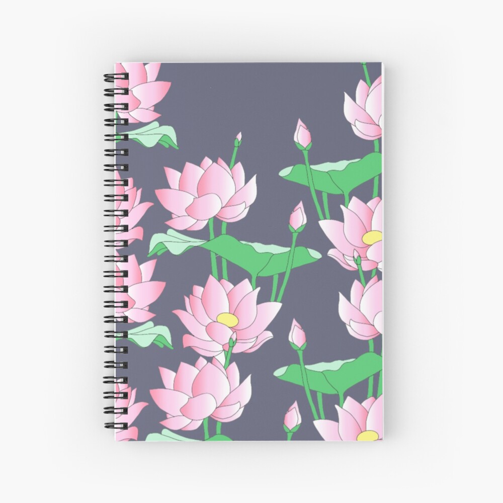 "Lotus love" Spiral Notebook by artandsoul28 Redbubble