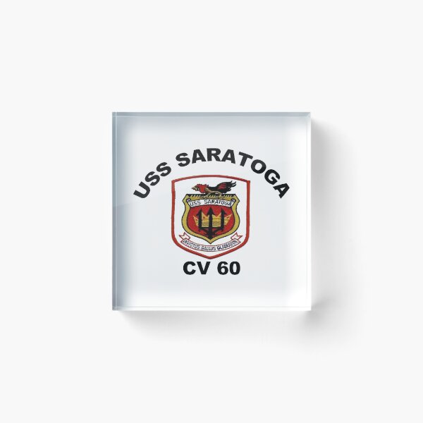 Artikelvorschau, USS Saratoga (CV / CVA / CVB-60) Wappen entworfen und verkauft von Nikki SpaceStuffPlus.