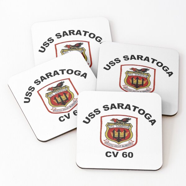 Item preview, USS Saratoga (CV/CVA/CVB-60) Crest designed and sold by Nikki SpaceStuffPlus.