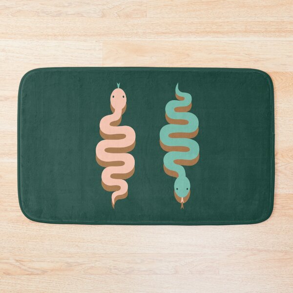 Item preview, Pink and green snakes designed and sold by Petits Pixels.