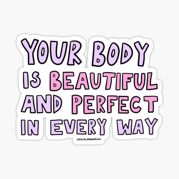 Item preview, Your Body Is Beautiful  designed and sold by crystaldraws.