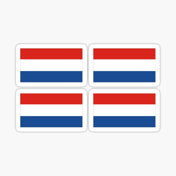 BUMPER STICKER FOR CAR BIKE CARAVAN NETHERLANDS HOLLAND DUTCH FLAG WINDOW 