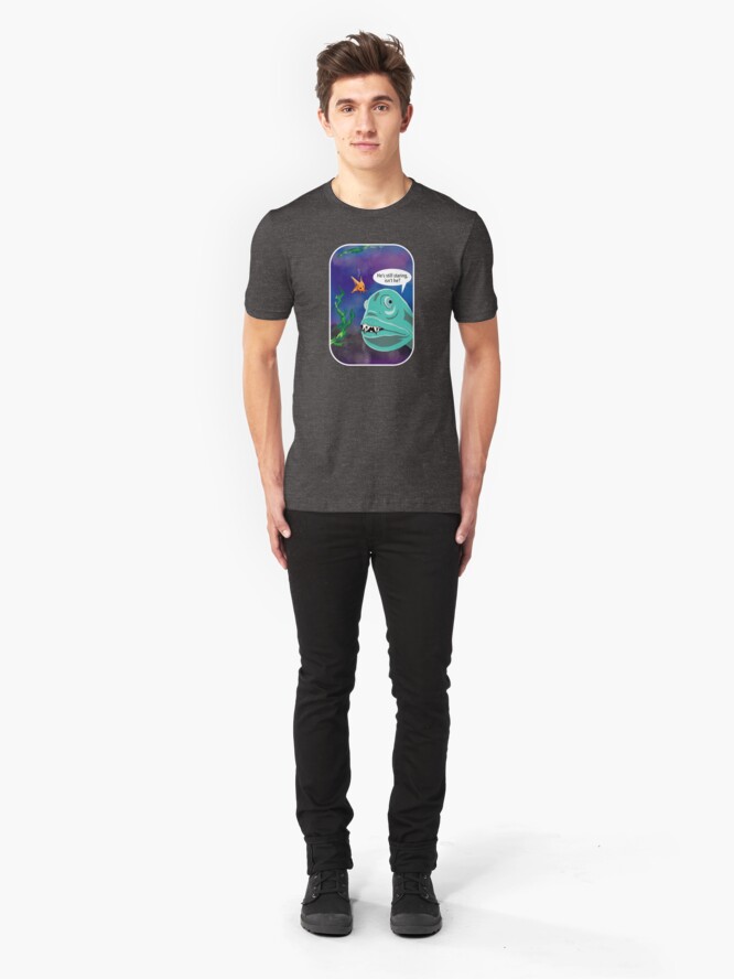 Alternate view of Still staring Slim Fit T-Shirt
