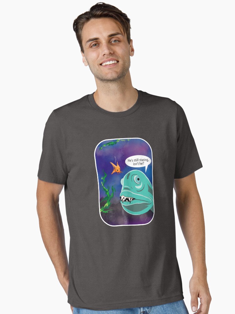 Thumbnail 2 of 7, Essential T-Shirt, Still staring designed and sold by cdavenport4.