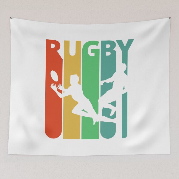 Item preview, Rugby Silhouette, retro design. designed and sold by Mia-Kara.