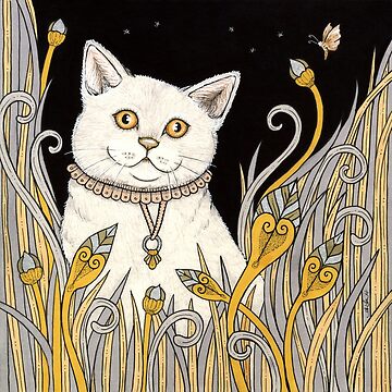 Artwork thumbnail, Chat Blanc by AnitaInverarity