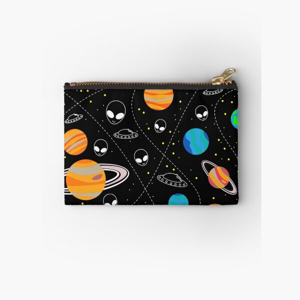 Item preview, aliens and planets in boho style mandala pattern ecopop designed and sold by jorgelebeau.