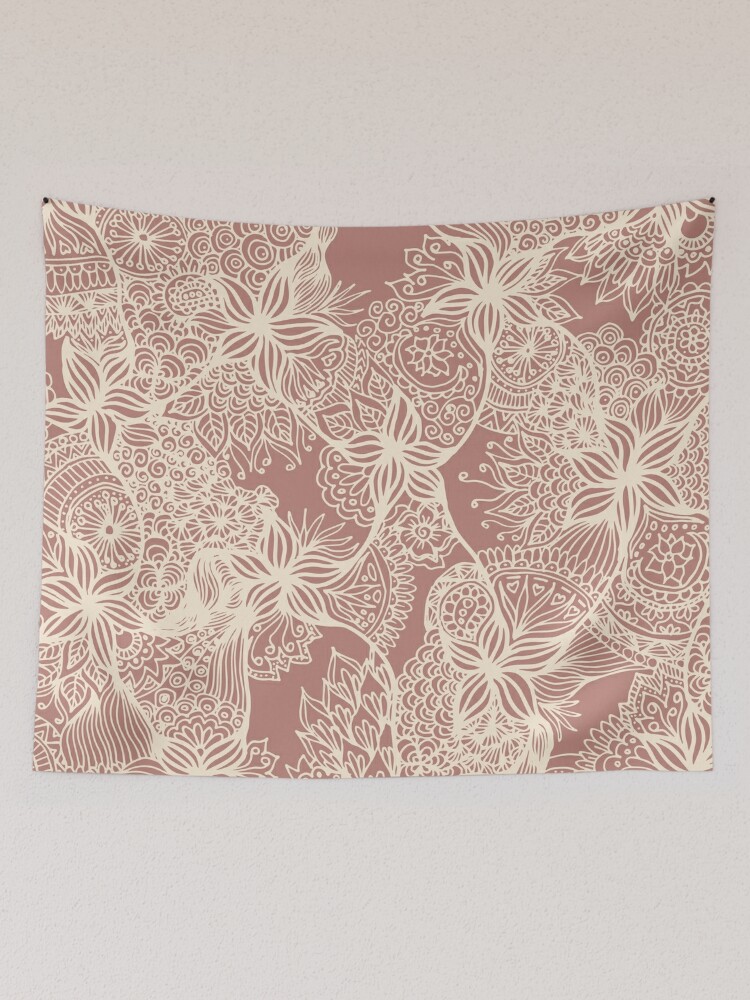 Dusty discount rose tapestry