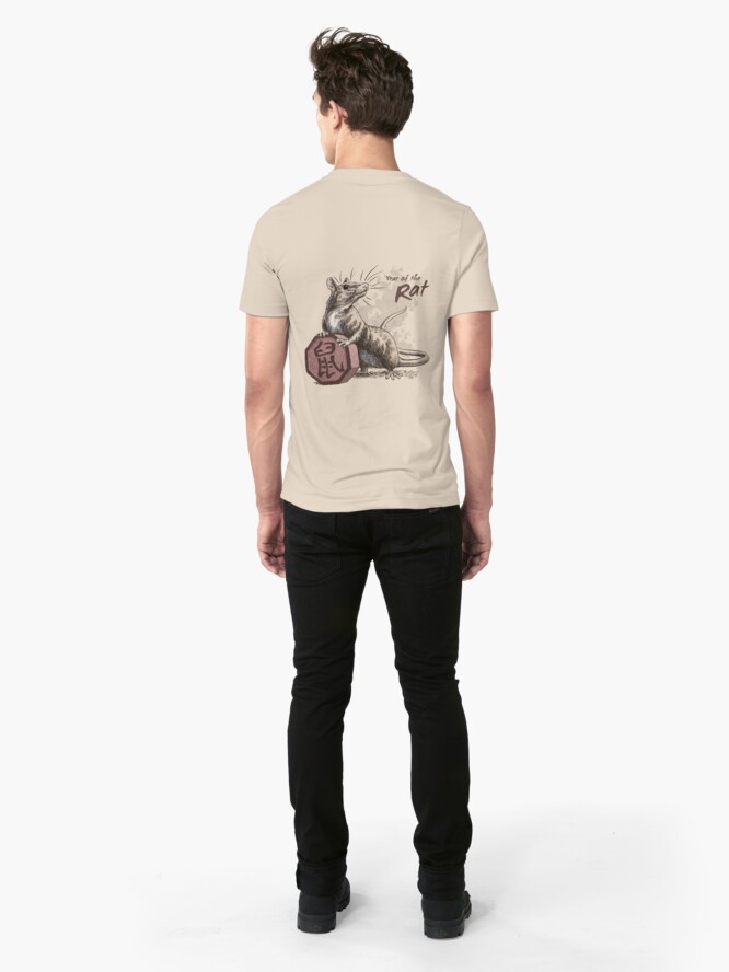 Alternate view of Year of the Rat Slim Fit T-Shirt