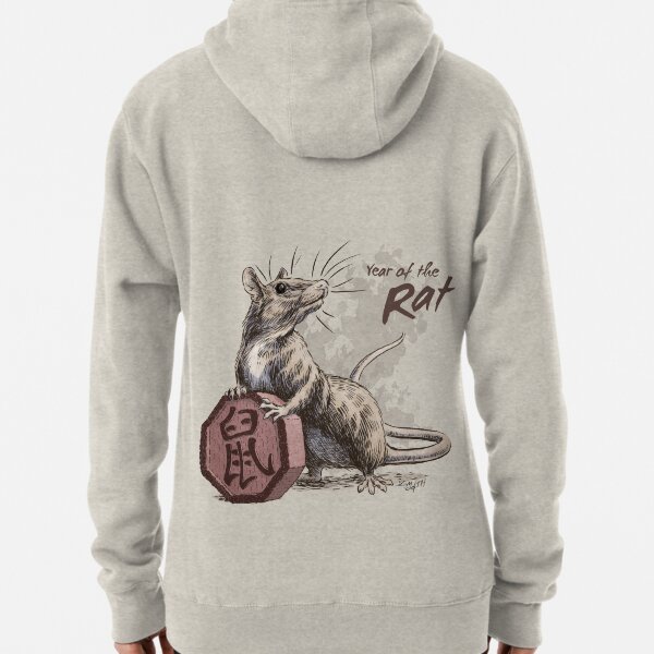 Year of the Rat Pullover Hoodie