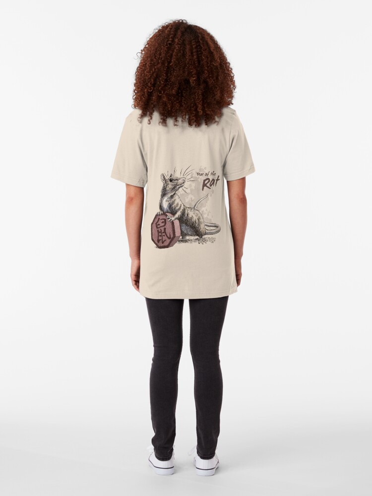 Alternate view of Year of the Rat Slim Fit T-Shirt
