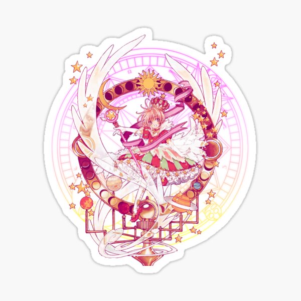 Sakura's Cherry Orrery Sticker