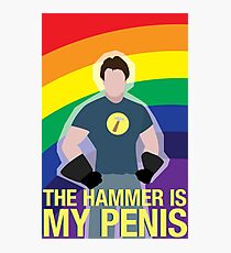 the hammer is... Photographic Print