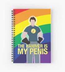 the hammer is... Spiral Notebook