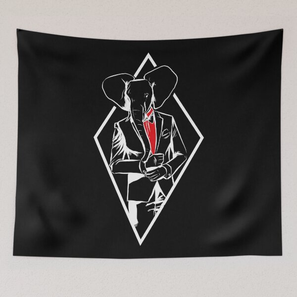 Item preview, Elephant gentleman in suit. designed and sold by emphatic.
