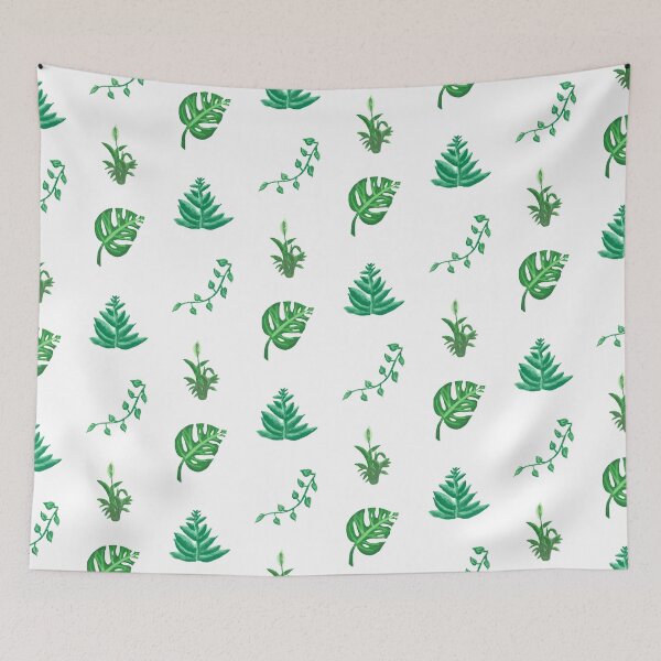 Item preview, House Plant Pattern - White designed and sold by Lindecent.