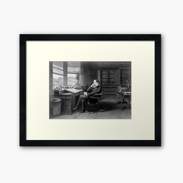 Item preview, Portrait of Charles Dickens in His Study designed and sold by Vintage Works.
