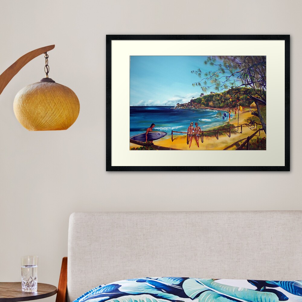 Agnes Water Beach QLD AUS Framed Art Print
