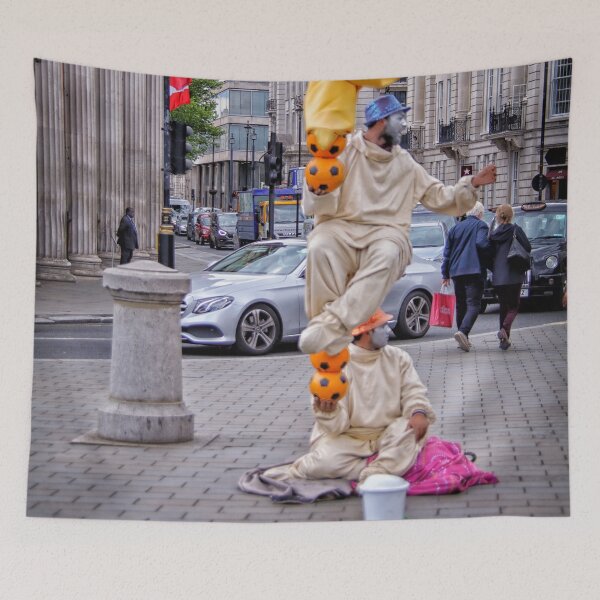 Item preview, Buskers, Trafalgar Square - London, UK designed and sold by Yannik Hay.