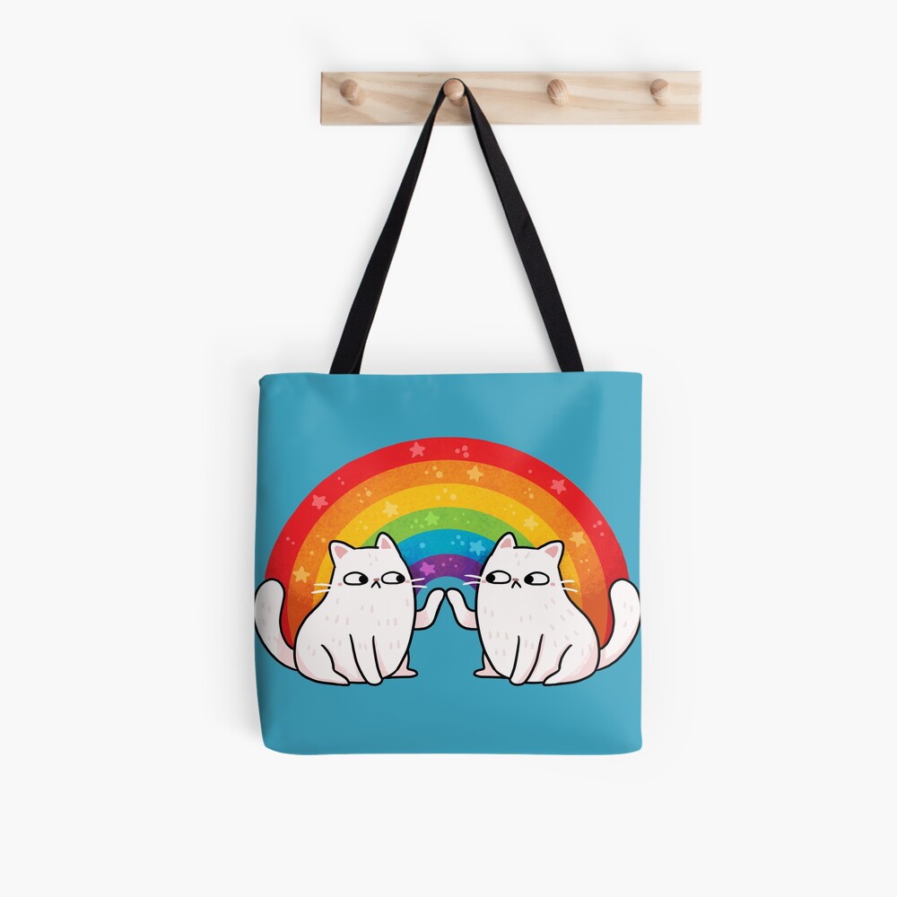 Rainbow Cat Pride - Tote Bag - ROAR Cats 