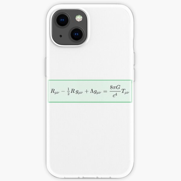 Einstein field equations EFE: General Theory of Relativity - Fundamental Interaction of Gravitation iPhone Soft Case