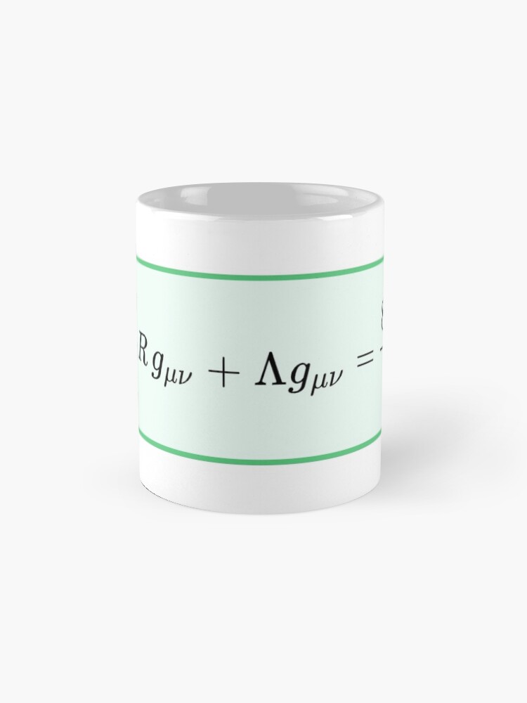 Alternate view of Einstein field equations EFE: General Theory of Relativity - Fundamental Interaction of Gravitation Coffee Mug