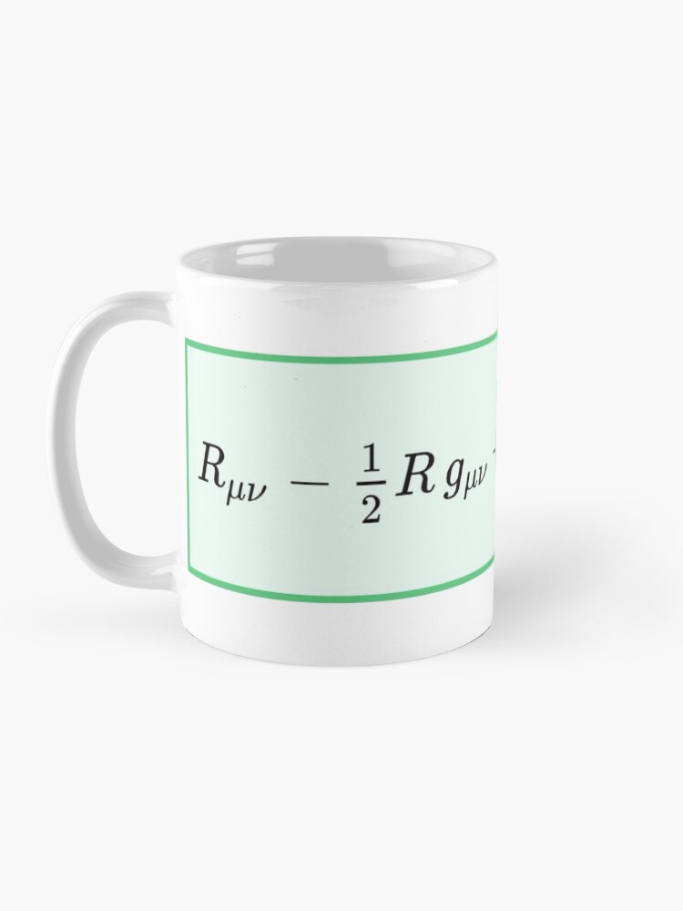Alternate view of Einstein field equations EFE: General Theory of Relativity - Fundamental Interaction of Gravitation Coffee Mug