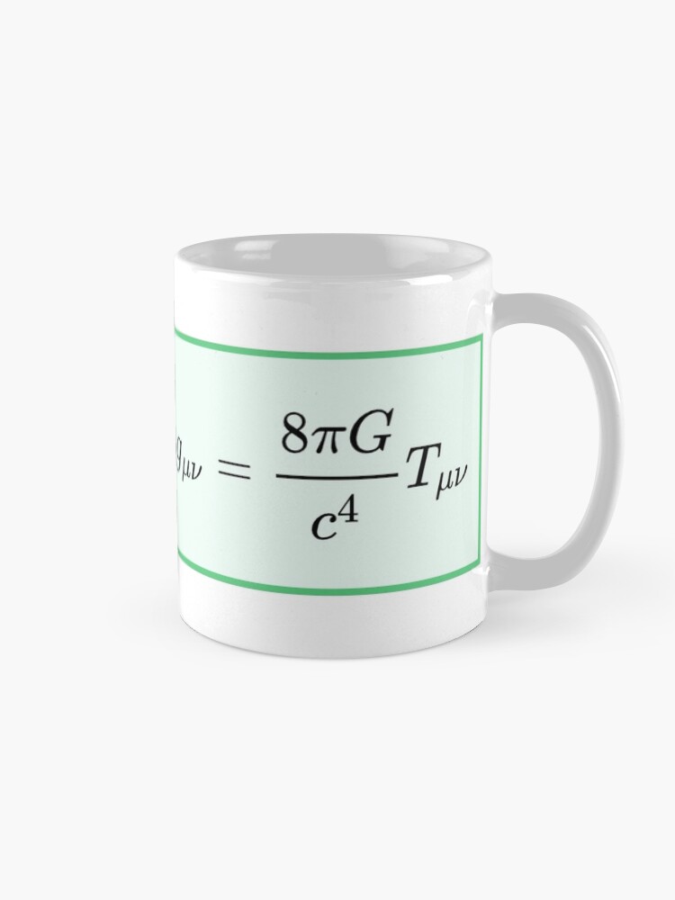 Alternate view of Einstein field equations EFE: General Theory of Relativity - Fundamental Interaction of Gravitation Coffee Mug