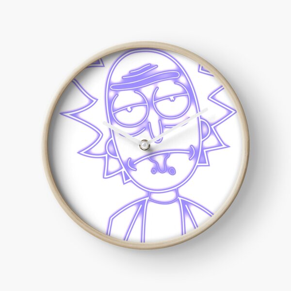 Rick NEON PURPLE Clock