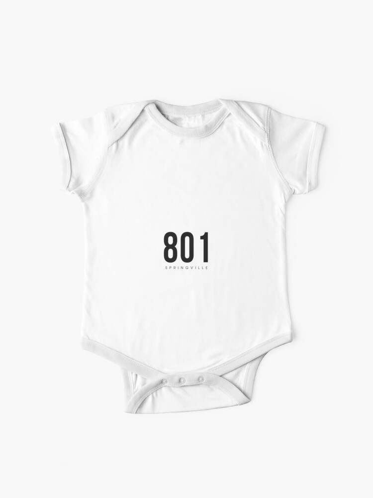 Springville Ut 801 Area Code Baby One Piece By Cartocreative Redbubble Springville Ut 801 Area Code Baby One Piece By Cartocreative Redbubble