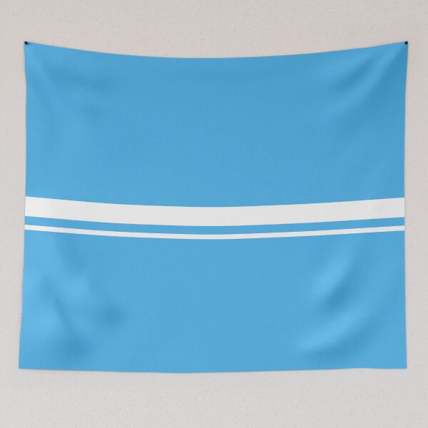 Item preview, White Stripes Picton Blue designed and sold by Bruno Rosa.