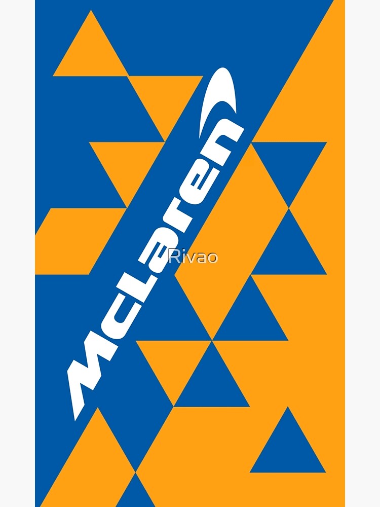 Mclaren F1 Team Greeting Card By Rivao Redbubble