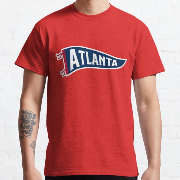 1981 Atlanta Braves Artwork: Men's Tri-Blend Baseball Raglan