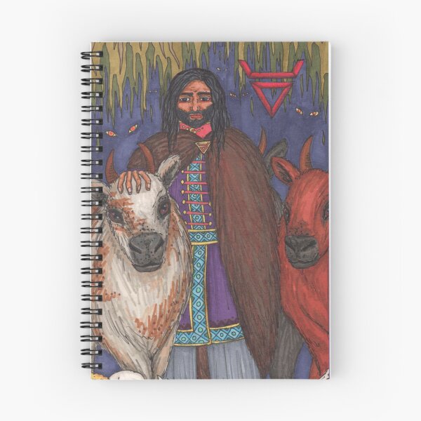 Item preview, Veles Slavic Tarot the Devil designed and sold by MAIMurray.