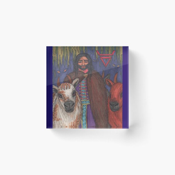 Item preview, Veles Slavic Tarot the Devil designed and sold by MAIMurray.
