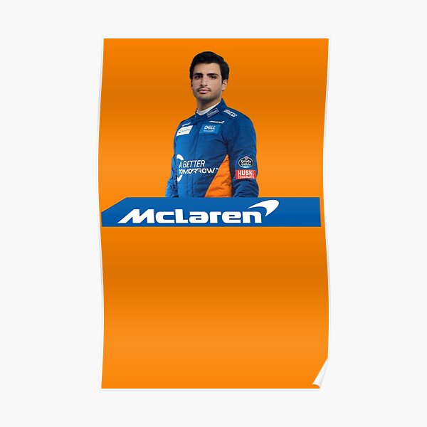 Carlos Sainz McLaren Póster