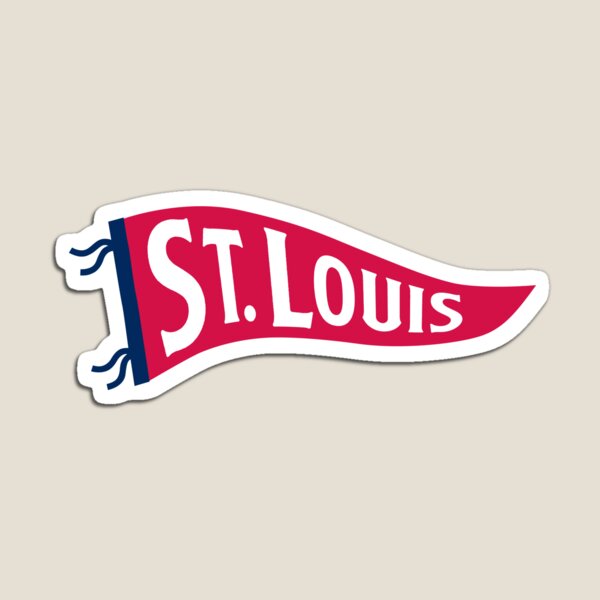 St Louis Pennant - Red Socks for Sale by SaturdayACD