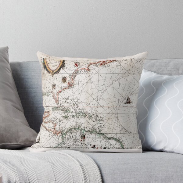Item preview, West Indies Map (1634) designed and sold by allhistory.