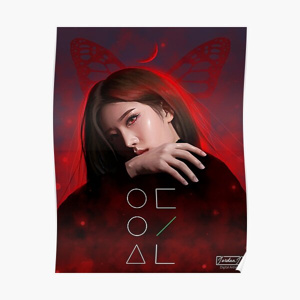 LOONA 이달의 소녀 KIM LIP Fanart - BUTTERFLY Poster