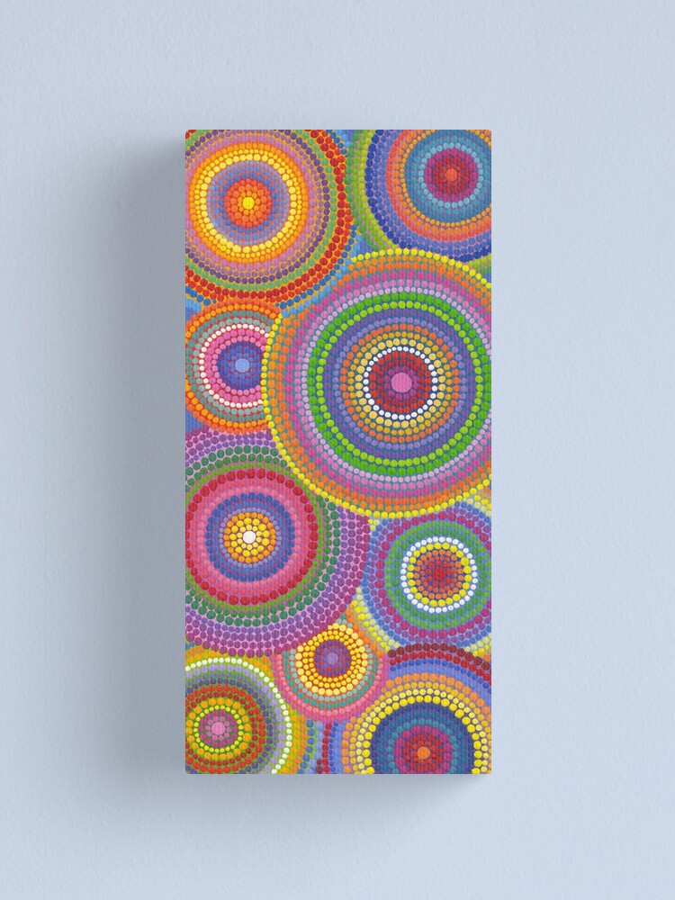 "Cosmically dotti" Canvas Print by ElspethMcLean Redbubble