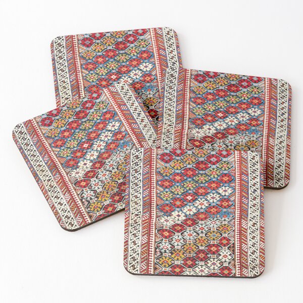 Item preview, Dagestan Northeast Caucasus Rug Print designed and sold by Vicky Brago-Mitchell®.